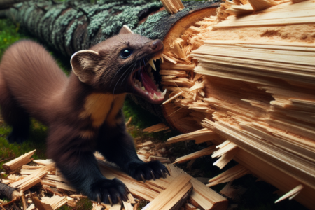 Czy kuna przegryzie drewno