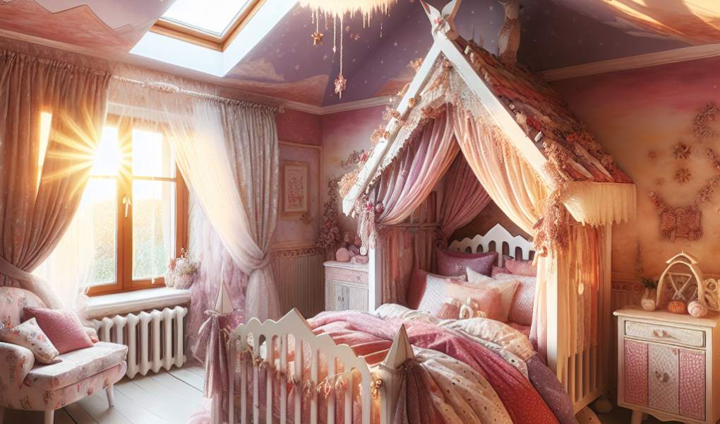 Jak łóżko domek zmienia pokój dziewczynki w bajkowy świat?