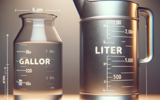 Galon a litr – różnice w jednostkach miary