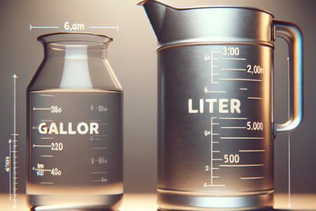 Galon a litr – różnice w jednostkach miary