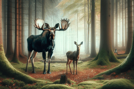 Czym różni się łoś od jelenia?