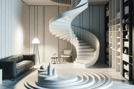 Schody zabiegowe – idealne rozwiązanie dla nowoczesnych wnętrz