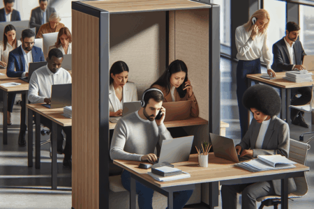 Nowoczesne biuro - jak budka akustyczna zmienia przestrzeń pracy